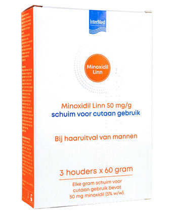 Linn Pharma Minoxidil 5% Schaum 3-Pack (3x60 gr)