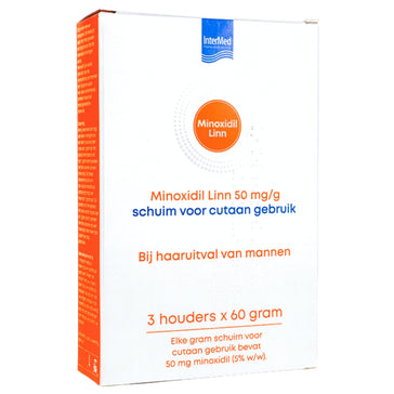 Linn Pharma Minoxidil 5% Schaum 3-Pack (3x60 gr)