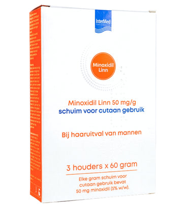 Linn Pharma Minoxidil 5% Schaum 3-Pack (3x60 gr)