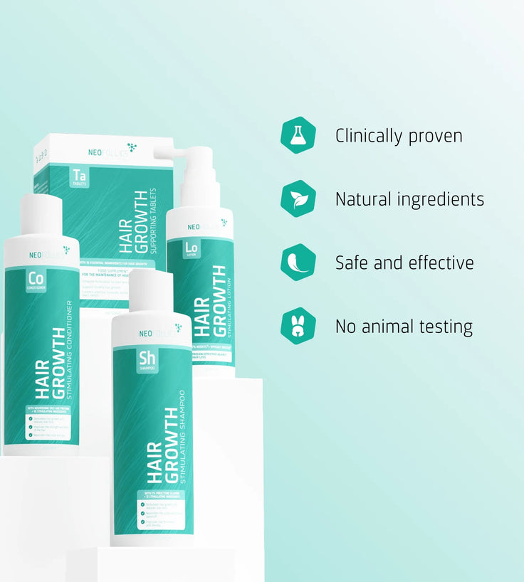 Neofollics Shampoo + Conditioner + Serum + Tabletten