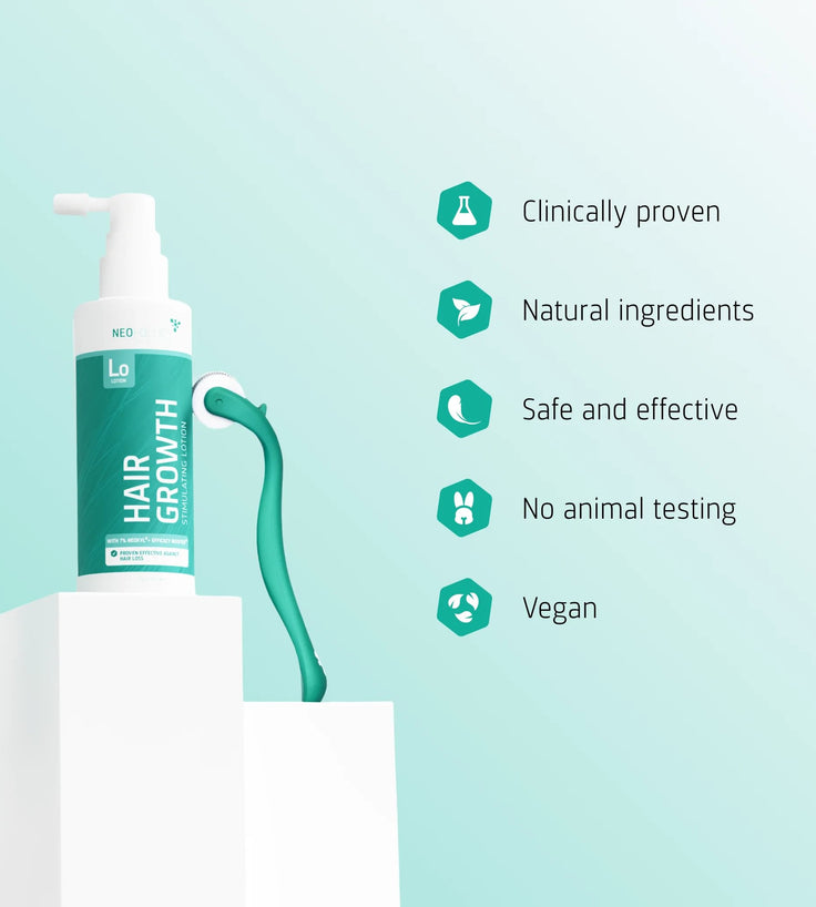 Neofollics Haarwuchs Serum + Roller