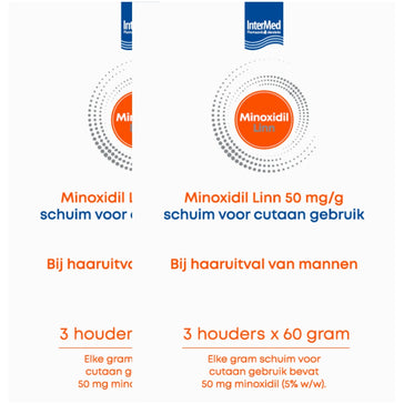 Linn Minoxidil 5% Schaum 6-Pack (6x60 gr)