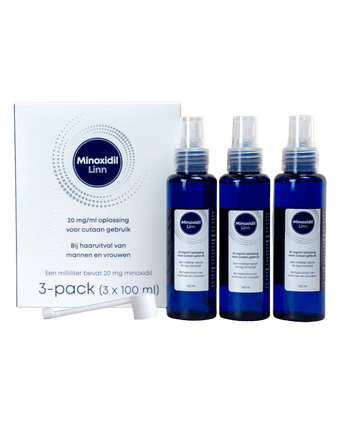 Linn Pharma Minoxidil 2% Haarserum 3-Pack (3x100 ml)