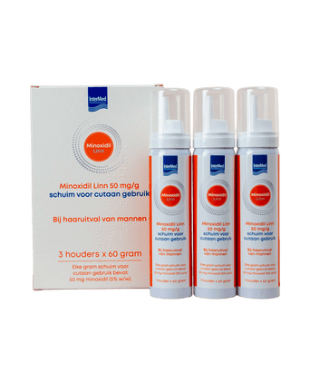 Linn Pharma Minoxidil 5% Schaum 3-Pack (3x60 gr)