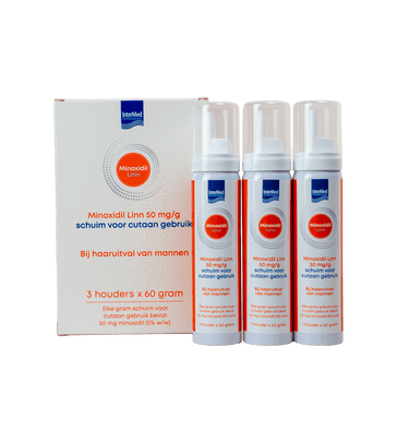 Linn Pharma Minoxidil 5% Schaum 3-Pack (3x60 gr)