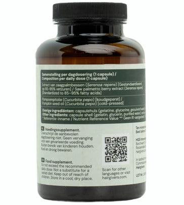Hairgivers Saw Palmetto Supplement 320 mg | 90 Kapseln (Sägepalm)