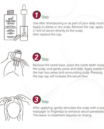 Beaver Anti-Haarausfall Serum Applikator