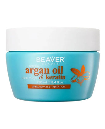 Beaver Arganöl & Keratin Repair Haarmaske (250 ml) - Hairgivers