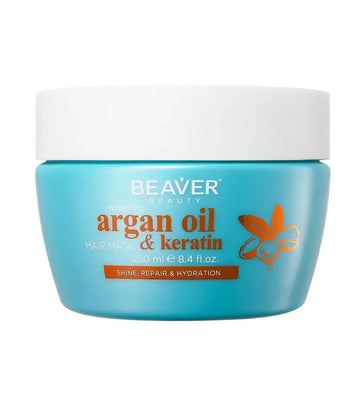 Beaver Arganöl & Keratin Repair Haarmaske (250 ml) - Hairgivers