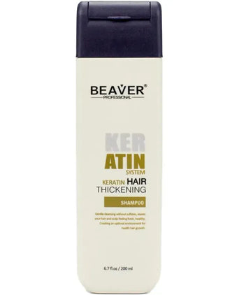 Beaver Keratin Hair Thickening Shampoo (200 ml) - Hairgivers
