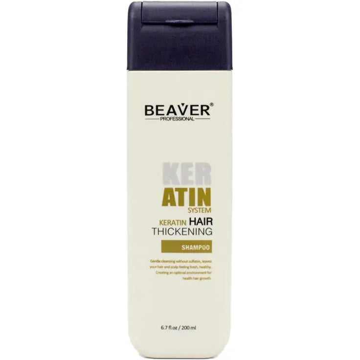 Beaver Keratin Hair Thickening Shampoo (200 ml) - Hairgivers