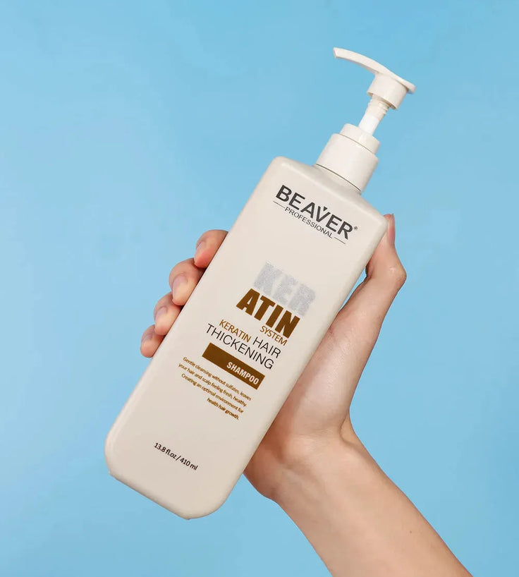 Beaver Keratin Hair Thickening Shampoo (410 ml) - Hairgivers