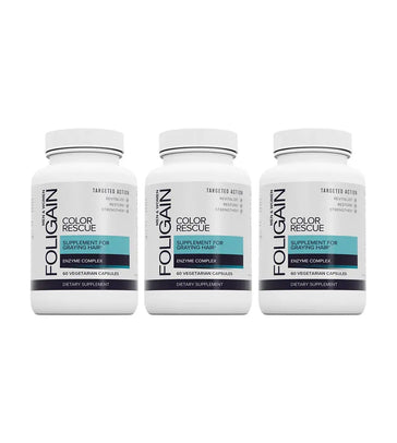 Foligain Anti-Grau Kapseln (3-Pack) Foligain Anti-Grau Kapseln (3-Pack) - Hairgivers