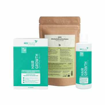 Neofollics Shampoo + Tablets & MSM Pulver