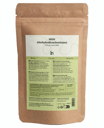 Hairgivers MSM-Pulver 500 Gramm (Vegan/ 99,9% rein)