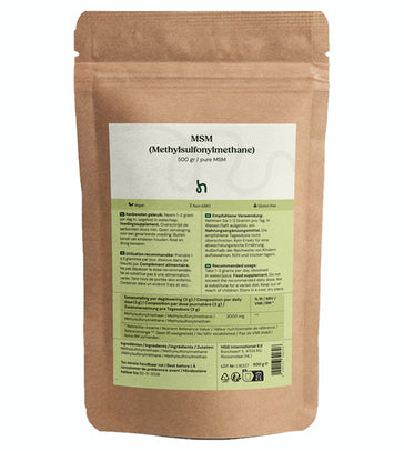 Hairgivers MSM-Pulver 500 Gramm (Vegan/ 99,9% rein)