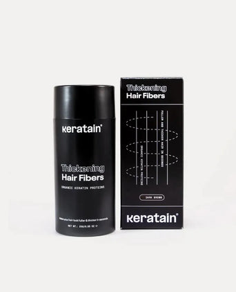 Keratain Streuhaar - Dunkelbraun (25 gr) - Hairgivers