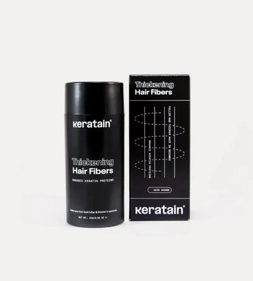 Keratain Streuhaar - Dunkelbraun (25 gr) - Hairgivers