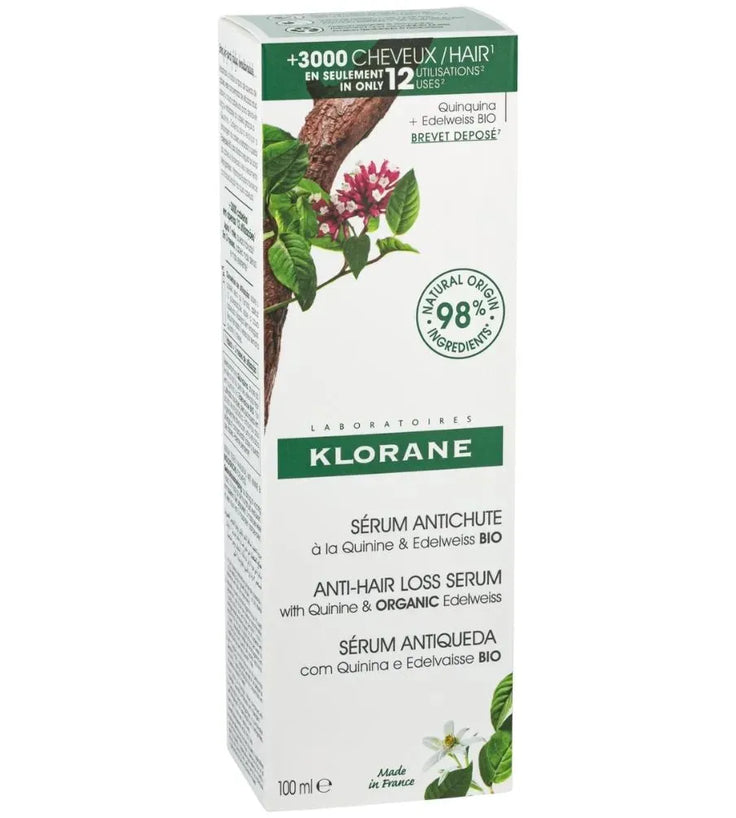 Klorane Serum gegen Haarausfall Chinin/Edelweiss (100 ml) - Hairgivers
