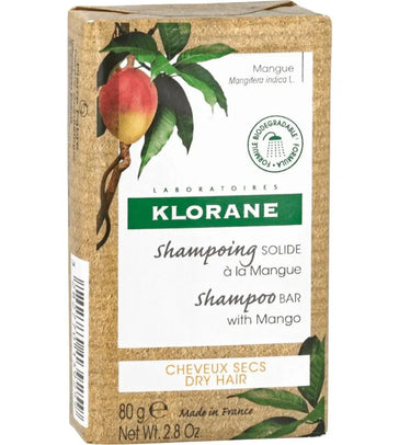 Klorane Shampoo Bar Mango - trockenes Haar (80 gr) - Hairgivers