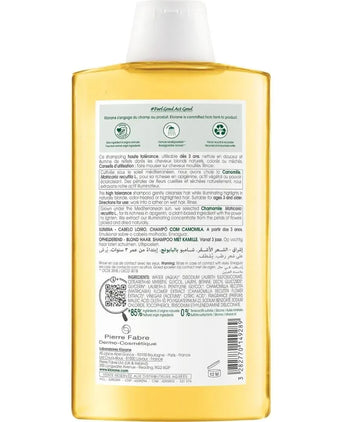 Klorane Shampoo für blonde Strähnchen Kamille (400 ml) - Hairgivers