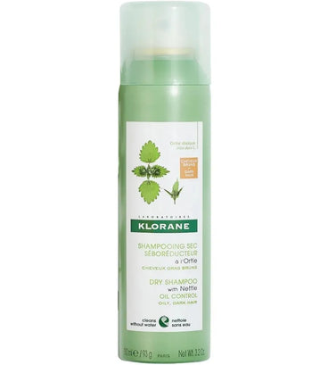 Klorane Trockenshampoo fettiges Haar Brennnessel - dunkles Haar (150 ml) - Hairgivers