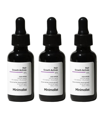 Minimalist Hair Density Serum 18% Haarausfall Serum (3-Pack) - Hairgivers