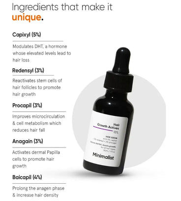 Minimalist Hair Density Serum 18% Haarausfall Serum (3-Pack) - Hairgivers