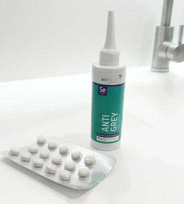 Neofollics Anti-Grau Serum + Tabletten Kombi-Packung - Hairgivers