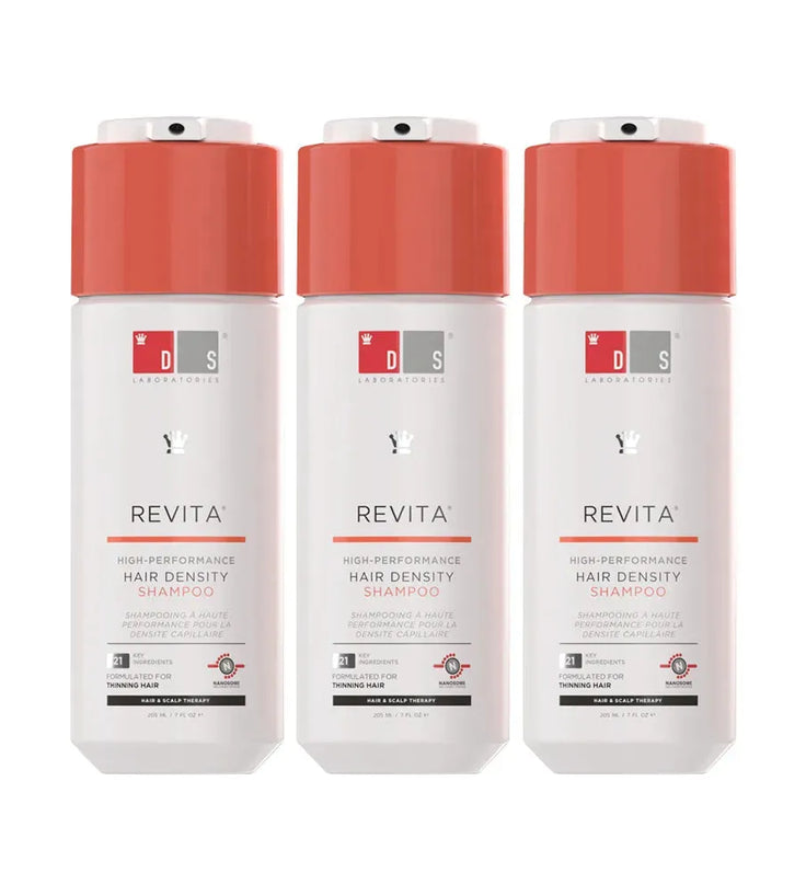 Revita Shampoo gegen Haarausfall 3er-Pack (3x205 ml) - Hairgivers