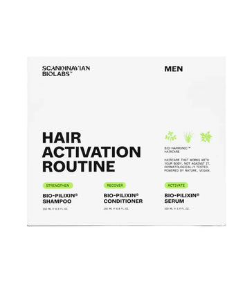Scandinavian Biolabs Shampoo + Conditioner + Serum (Mann) Scandinavian Biolabs Haarwuchsbehandlung (Mann) - Hairgivers