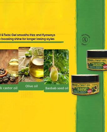 Shakebar Braid & Twist Braiding Gel - Hairgivers