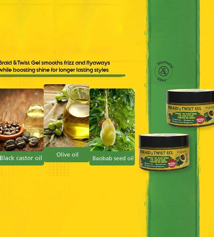 Shakebar Braid & Twist Braiding Gel - Hairgivers