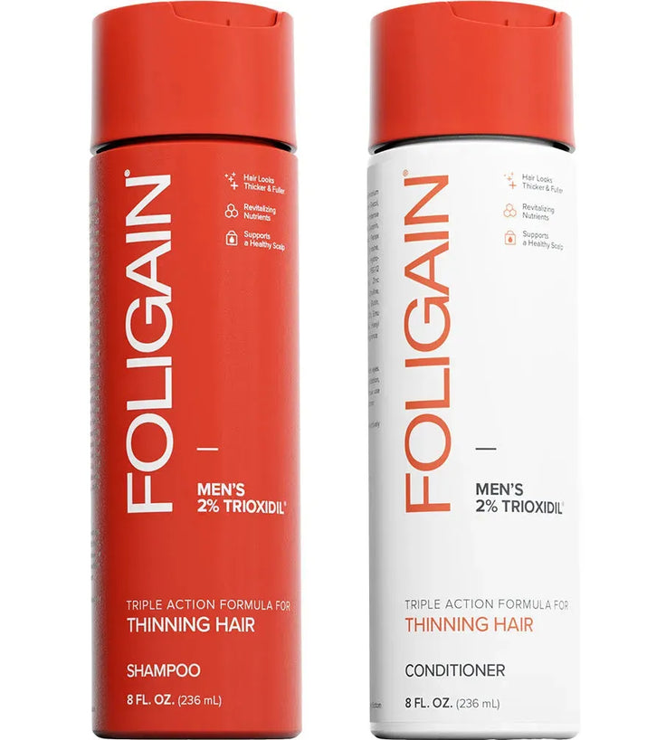 Foligain Shampoo + Conditioner für Männer (236 ml) Kombi-Packung - Hairgivers