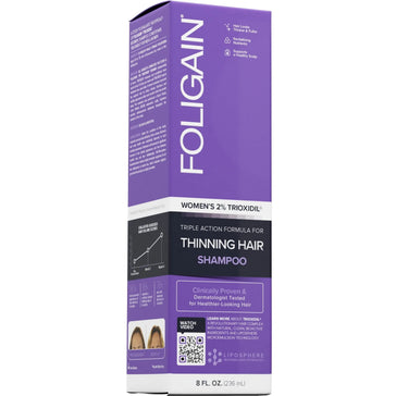 Foligain Shampoo gegen Haarausfall für Frauen (236 ml) - Hairgivers