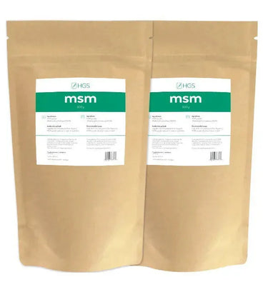 HGS MSM-Pulver 1000 Gramm (Vegan/ 99,9% rein) - Hairgivers